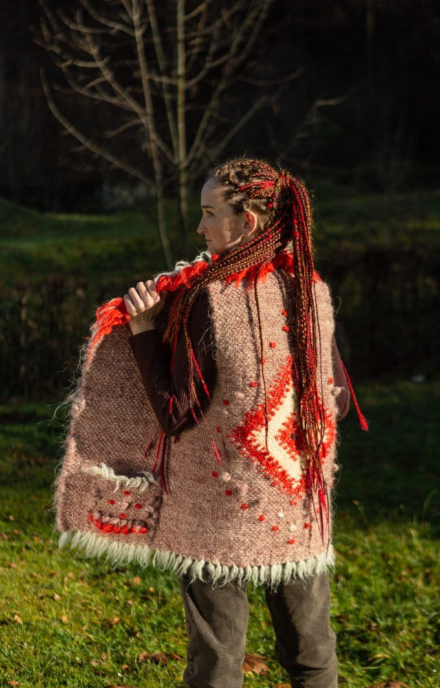 Жилетка "Засіяне поле" подовжена